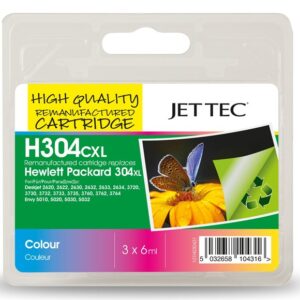 3-i-en farve blækpatron - HP nr.304XL - 18 ml