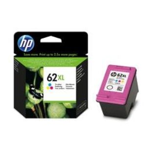 3-i-en farve blækpatron - HP nr.62XL - 11,5 ml