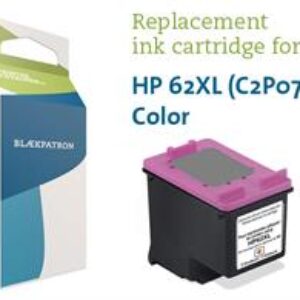 3-i-en farve blækpatron - HP nr.62XL - 21ml