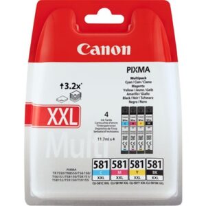 4-Pak B/C/M/Y patroner 581XXL - Canon - 4x11,7ml