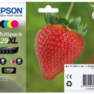 4-Pak B/C/M/Y patroner - Epson 29XL - 30,5ml.