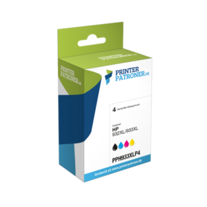 4-Pak B/C/M/Y patroner - HP 932XL/933XL - 1x1000+3x825 sider