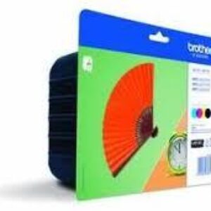 4-Pak BK/C/M/Y patroner - Brother 129XL - 1x44,2ml+3x