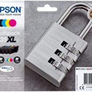 4-Pak BK/C/M/Y patroner - Epson 35XL - 102,1ml