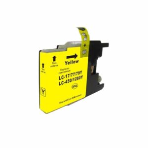 Brother LC1280XLY gul blækpatron 18ml - Kompatibel - LC1280XLY