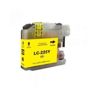 Brother LC225XLY gul blækpatron 1200 sider - Kompatibel - LC225XLY