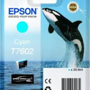 Cyan blækpatron 7602 - Epson -