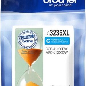 Cyan blækpatron - Brother LC3235XLC - 5000 sider