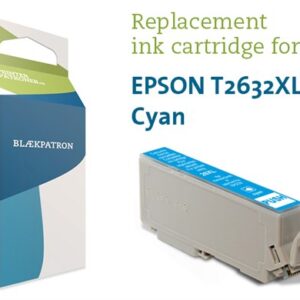 Cyan blækpatron - Epson 26XL - 11ml