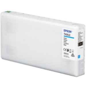 Cyan blækpatron - Epson T43U240 - 200 ml