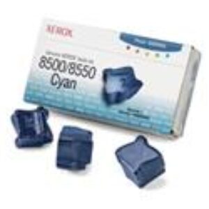 Cyan blækpatroner 3x8500 - Xerox - 3x3.000 sider.