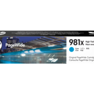 Cyan blækpatroner - HP nr.981X - 10.000 sider