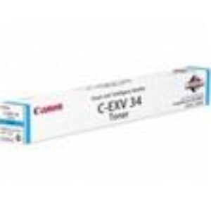 Cyan lasertoner C-EXV34 - Canon - 19.000 sider.