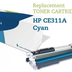 Cyan lasertoner - HP 126A / Canon 729 - 1.000 sider