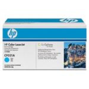 Cyan lasertoner - HP nr.031 A - 12.500 sider