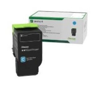 Cyan lasertoner - Lexmark 78C20C0 - 1400 sider.