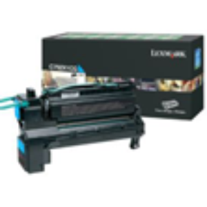 Cyan lasertoner - Lexmark C792 - 20.000 sider
