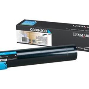 Cyan lasertoner - Lexmark C930 - 24.000 sider