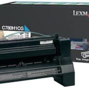 Cyan lasertoner - Lexmark E780 - 10.000 sider