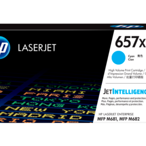 Cyan lasertoner Nr.657X - HP - 23.000 sider