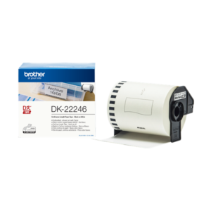 DK22246 Brother 103mm papirtape - hvid (30,48m)