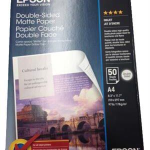Dobbelt sidet mat foto papir A4 - Epson-178gr. - 50 ark