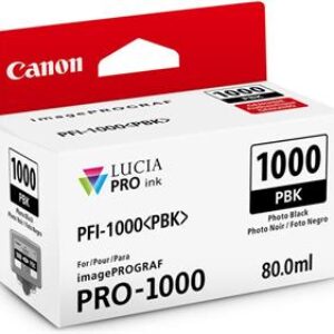 Foto sort blækpatron 1000PBK - Canon - 80,0ml.