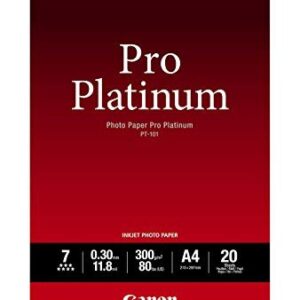 Glossy Pro Platinum fotopapir A4 - Canon - 300gr./20 ark