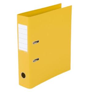 Gul Bred Brevordner A4 75 mm