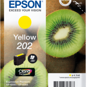 Gul blækpatron 202XL - Epson - 8,5ml.