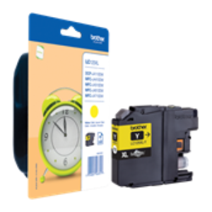 Gul blækpatron - Brother LC125XLY - 10,8 ml