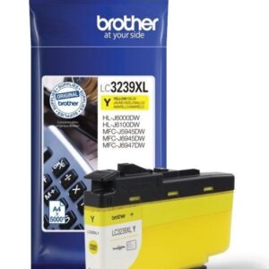 Gul blækpatron - Brother LC3239XLY - 5000 sider