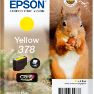 Gul blækpatron - Epson 378 - 4,1 ml
