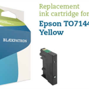 Gul blækpatron - Epson T0714/894 - 5,2 ml.