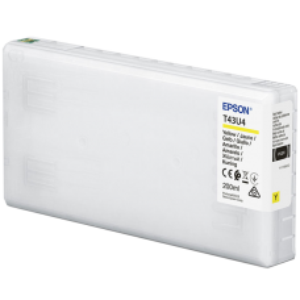 Gul blækpatron - Epson T43U440 - 200 ml