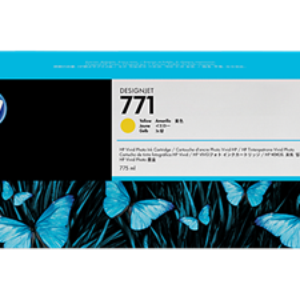 Gul blækpatron - HP nr. 771 - 775ml