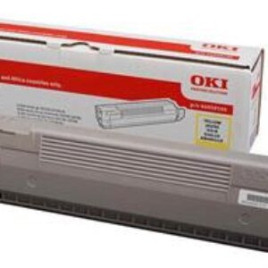 Gul lasertoner 810/830 - OKI - 8.000 sider