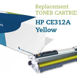 Gul lasertoner - HP 126A / Canon 729 - 1.000 sider