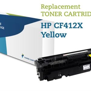 Gul lasertoner - HP 412X - 5.000 sider