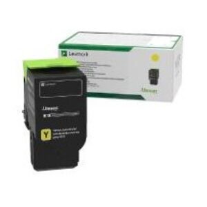 Gul lasertoner - Lexmark 78C20Y0 - 1400 sider.