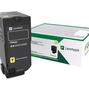 Gul lasertoner - Lexmark 827Y - 15.000 sider
