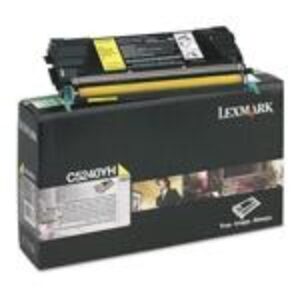 Gul lasertoner - Lexmark C5240Y - 5.000 sider