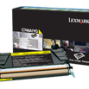 Gul lasertoner - Lexmark C746 - 7.000 sider