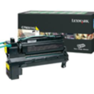 Gul lasertoner - Lexmark C792 - 20.000 sider