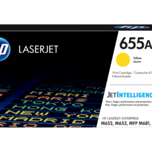 Gul lasertoner Nr.655A - HP - 10.500 sider
