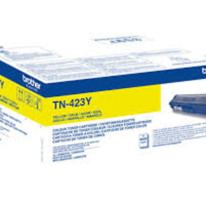Gul lasertoner TN-423Y - Brother - 4.000 sider.