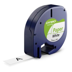 Hvid papirtape - 12 mm