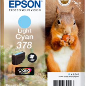 Light cyan blækpatron - Epson 378 - 4,8 ml