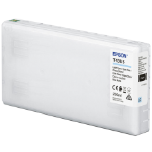 Light cyan blækpatron - Epson T43U540 - 200 ml