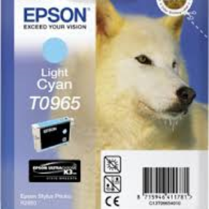 Light cyan blækpatron T0965 - Epson - 11,4ml.